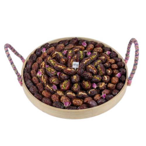 Large Pink Rattan Tray 1.845 kg (1)