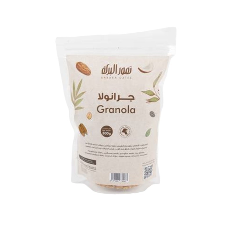 Granola-300g-1-1.jpg Granola Pouch 300gm - الصورة 1